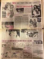 ŞEY HAFTALIK MAGAZİN GAZETESİ DOĞUM GÜNÜ HEDİYESİ  ( Turkish Newspaper ) - 31 MAYIS 1982 - TAM TAKIM 12 SAYFADIR -Nükhet Duru ve kayıp annesi-Kibariye-Osman Kavran-Muzaffer Özpınar-Seyhan Tütün - Sami Erbay - Ayşe Tunalı - Müjde Ar - Aylin Urgal - Aynur Akar - İbrahim Tatlıses - Seda Sayan - Deniz Erkanat - Zeki Onur - Beyza Başar - Lale Alkan - Mürgül - Zeycan Şan - Gülistan Sayın - Akın Uğurlu - Kenan Temiz - Ziya Taşkent - Romalı Perihan - Nermin Ergenç - Fatoş Tuçe - Cansel Güngör - Nükhet Duru - Ersan Erdura - Huysuz Virjin - Hülya Süer - Nazan Şoray - Neco - Selma Güneri - Zerrin Özer - Cemile Kutgun - Güner Ümit - Arif Alaşan - Funda Köseoğlu - Feryal - Nilüfer Kurgun - Ferdi Atak - Serku Sezgin - Nesrin - Seher - Selma Güneri - Fikret Hakan - Mehlika Kenter - Müşfik Kenter - Biricik - Ümit Ögütçü - Şems İnkaya