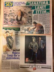 ŞEY HAFTALIK MAGAZİN GAZETESİ DOĞUM GÜNÜ HEDİYESİ  ( Turkish Newspaper ) - 27 ARALIK 1982 - TAM TAKIM 12 SAYFADIR - KADİR İNANIR 3 KADIN ARASINDA - Serpil Çakmaklı - Canan Yaka - Ahu Tuğba - Gülşen Bubikoğlu sanatına lanet etti - Hülya Koçyiğit - Müjde Ar - Gönül Yazar - Gülistan Okan - İbrahim Tatlıses - Nesrin Topkapı - Bal Özdemir - İlhan Daner - İsmail Kılıç - Ediz Onay - Aldo Dilek - Akın Uğurlu - Adnan Pekak - Gönül Bayar - Sehriban Gül - Nisan Bener - Serpil Ürümcer - Tülay Karaca - Çikita - Mustafa Şimşek - Nilgün Balkani - Hayati Var - Sulukule Ekibi - Zeynep Zorlu - Gönül Ülkü - Vasfiye Ergin - Cansel Yücel - İnci Sez - Zerrin Nur - Gülsen Akınay - Nigar Uluer - Vahdet Vural - Rıza Silahipoda - Muğdat Gezen - Ferhan Şensoy - Altan Gencebay - Oya Aydoğan - Adnan Şenses - Zeki Alasya - Nilüfer - Muhtem Nur - Fatoş Yalçınkaya - Zerrin Özer - Türkan Şoray - Gökhan Güney - Filiz Eser - Huri Sapan - Öztürk Serengil - Gonul Alba - Erol Evgin