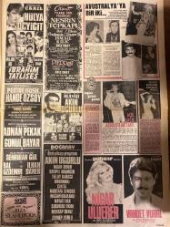 ŞEY HAFTALIK MAGAZİN GAZETESİ DOĞUM GÜNÜ HEDİYESİ  ( Turkish Newspaper ) - 27 ARALIK 1982 - TAM TAKIM 12 SAYFADIR - KADİR İNANIR 3 KADIN ARASINDA - Serpil Çakmaklı - Canan Yaka - Ahu Tuğba - Gülşen Bubikoğlu sanatına lanet etti - Hülya Koçyiğit - Müjde Ar - Gönül Yazar - Gülistan Okan - İbrahim Tatlıses - Nesrin Topkapı - Bal Özdemir - İlhan Daner - İsmail Kılıç - Ediz Onay - Aldo Dilek - Akın Uğurlu - Adnan Pekak - Gönül Bayar - Sehriban Gül - Nisan Bener - Serpil Ürümcer - Tülay Karaca - Çikita - Mustafa Şimşek - Nilgün Balkani - Hayati Var - Sulukule Ekibi - Zeynep Zorlu - Gönül Ülkü - Vasfiye Ergin - Cansel Yücel - İnci Sez - Zerrin Nur - Gülsen Akınay - Nigar Uluer - Vahdet Vural - Rıza Silahipoda - Muğdat Gezen - Ferhan Şensoy - Altan Gencebay - Oya Aydoğan - Adnan Şenses - Zeki Alasya - Nilüfer - Muhtem Nur - Fatoş Yalçınkaya - Zerrin Özer - Türkan Şoray - Gökhan Güney - Filiz Eser - Huri Sapan - Öztürk Serengil - Gonul Alba - Erol Evgin