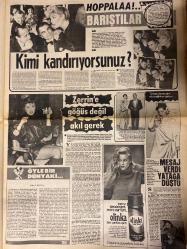 ŞEY HAFTALIK MAGAZİN GAZETESİ DOĞUM GÜNÜ HEDİYESİ  ( Turkish Newspaper ) - 27 ARALIK 1982 - TAM TAKIM 12 SAYFADIR - KADİR İNANIR 3 KADIN ARASINDA - Serpil Çakmaklı - Canan Yaka - Ahu Tuğba - Gülşen Bubikoğlu sanatına lanet etti - Hülya Koçyiğit - Müjde Ar - Gönül Yazar - Gülistan Okan - İbrahim Tatlıses - Nesrin Topkapı - Bal Özdemir - İlhan Daner - İsmail Kılıç - Ediz Onay - Aldo Dilek - Akın Uğurlu - Adnan Pekak - Gönül Bayar - Sehriban Gül - Nisan Bener - Serpil Ürümcer - Tülay Karaca - Çikita - Mustafa Şimşek - Nilgün Balkani - Hayati Var - Sulukule Ekibi - Zeynep Zorlu - Gönül Ülkü - Vasfiye Ergin - Cansel Yücel - İnci Sez - Zerrin Nur - Gülsen Akınay - Nigar Uluer - Vahdet Vural - Rıza Silahipoda - Muğdat Gezen - Ferhan Şensoy - Altan Gencebay - Oya Aydoğan - Adnan Şenses - Zeki Alasya - Nilüfer - Muhtem Nur - Fatoş Yalçınkaya - Zerrin Özer - Türkan Şoray - Gökhan Güney - Filiz Eser - Huri Sapan - Öztürk Serengil - Gonul Alba - Erol Evgin