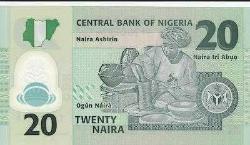 Nijerya 20 Naira Polimer