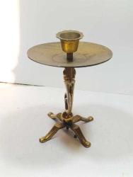 AYAKLI BALIK FİGÜR ESKİ PİRİNÇ ŞAMDAN