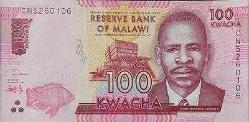 MALAVİ 100 KWACHA 2020 ÇİL KONDİSYON.