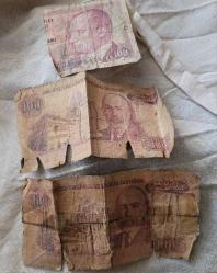 TC 10 TÜRK LİRASI. 2.TERTİP BANKNOT. YANINDA DİĞER HALİYLE PARALAR HEDİYEDİR.