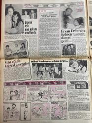ŞEY HAFTALIK MAGAZİN GAZETESİ DOĞUM GÜNÜ HEDİYESİ  ( Turkish Newspaper ) - 9 AĞUSTOS 1982 - TAM TAKIM 12 SAYFADIR - Gönül Yazar-Kayıp yeliz bulundu-Ufuk deveci-Nesrin Topkapı-Mine Mutlu-Ajda Pekkan-Önder Peker-Ayşen Cansev-Semra İnanç-Coşkun Bilge-Ahu Tuğba-Türkan Şoray-Seher Şeniz-Seyyal Taner-Banu Alkan-Sezen Aksu-Şebnem Aksu-Ayşe Tural-İsmail Kılıç-Mahmut Hekimoğlu-Gülgün Giritli-Sezer Güvenirgil-Yalçın Solman-Ersan Erdura-Nihal Arda-Gönül Akkor-Nigar Uluer-Sezen Aksu-Mithat Can-Hülya Koçyiğit-Gülistan Okan-Zeki Müren-Prenses Banu-Tülay Özer Ahu Tuğba anlatıyor-Bir milyoner nasıl tavlanır-Olayların kadını olay yaratan kitabı okuyor-Onunla nasıl aşk yapılır-Benimkinden güzeli yok-Gözlerimi ben de beğeniyorum-Göbeğimi beğeniyorum-Belim güzelliğini dansa borçluyum-Her yerimi beğenirim ama göğüslerimi-Dudaklarımı boyamaya bayılıyorum-Dolandirildilar-Bu gelin tacında keramet var-Büyük aşk ana aşkını unutturdu-Ersan Erdura’ya üçüncü damat geldi-Kısa yoldan köşeyi arıyorlar-Nihal Arda mura