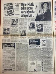 ŞEY HAFTALIK MAGAZİN GAZETESİ DOĞUM GÜNÜ HEDİYESİ  ( Turkish Newspaper ) - 9 AĞUSTOS 1982 - TAM TAKIM 12 SAYFADIR - Gönül Yazar-Kayıp yeliz bulundu-Ufuk deveci-Nesrin Topkapı-Mine Mutlu-Ajda Pekkan-Önder Peker-Ayşen Cansev-Semra İnanç-Coşkun Bilge-Ahu Tuğba-Türkan Şoray-Seher Şeniz-Seyyal Taner-Banu Alkan-Sezen Aksu-Şebnem Aksu-Ayşe Tural-İsmail Kılıç-Mahmut Hekimoğlu-Gülgün Giritli-Sezer Güvenirgil-Yalçın Solman-Ersan Erdura-Nihal Arda-Gönül Akkor-Nigar Uluer-Sezen Aksu-Mithat Can-Hülya Koçyiğit-Gülistan Okan-Zeki Müren-Prenses Banu-Tülay Özer Ahu Tuğba anlatıyor-Bir milyoner nasıl tavlanır-Olayların kadını olay yaratan kitabı okuyor-Onunla nasıl aşk yapılır-Benimkinden güzeli yok-Gözlerimi ben de beğeniyorum-Göbeğimi beğeniyorum-Belim güzelliğini dansa borçluyum-Her yerimi beğenirim ama göğüslerimi-Dudaklarımı boyamaya bayılıyorum-Dolandirildilar-Bu gelin tacında keramet var-Büyük aşk ana aşkını unutturdu-Ersan Erdura’ya üçüncü damat geldi-Kısa yoldan köşeyi arıyorlar-Nihal Arda mura