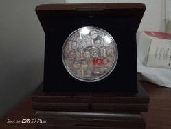 100. Yıl bronz hatıra parasi kutulu
