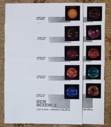 USA GÜNEŞ BİLİMİ / GÜNEŞ SİSTEMİ 10 ADET FDC  TAM SET 2021 , AMERİKA , US  CUN SCIENCE GÜNEŞ SİSTEMİ  PULLARI İLK GÜN DAMGALI