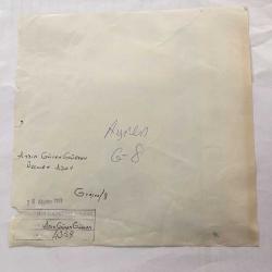 ÇALIŞMA ve SOSYAL GÜVENLİK ESKİ BAKANI AYDIN GÜVEN GÜRKAN'IN ORİJİNAL AJANS-BASIN FOTOĞRAFI (KAĞIT BASKI) - 21 x 21 cm EBADINDA - AYDIN GÜVEN GÜRKAN, SHP GENEL MERKEZİNDE DÜZENLEDİĞİ BASIN TOPLANTISINDA GENEL BAŞKANLIĞA ADAY OLACAĞINI AÇIKLARKEN ÇEKİLMİŞ BİR KARE, 1993