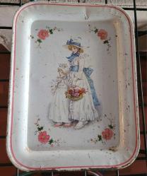 LOT.2 » ANTİKA TENEKE TEPSİ. AVRUPA.