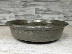 Antika Osmanlı Yazılı - Tarihli Büyük Bakır Tabak