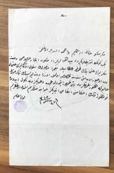 OSMANLICA MEKTUP 1315 TARİHLİ D6-7-2