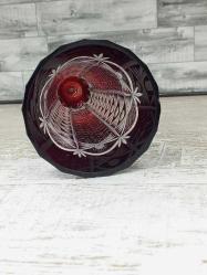 Eskilerden Muazzam Avrupa Bohem Kesme Kristal Vazo