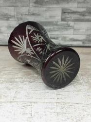 Eskilerden Muazzam Avrupa Bohem Kesme Kristal Vazo