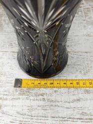 Eskilerden Muazzam Avrupa Bohem Kesme Kristal Vazo