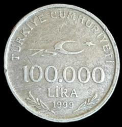 1999 100 Bin Lira