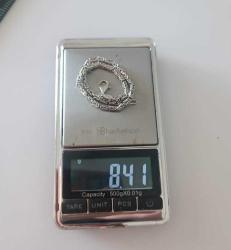 Vintage 925 Gümüş Kral Zincir Erkek Bilekliği