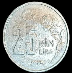 1998 25 Bin Lira