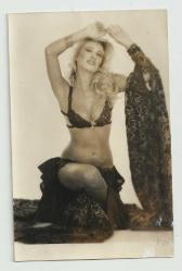 4 FARKLI SARIŞIN DANSÖZ TÜLAY KARACA ORİJİNAL ESKİ FOTOĞRAF...