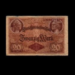 ALMANYA (1914) - 20 Mark (T-ÇT 6,5/10)