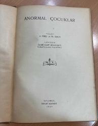 ANORMAL ÇOCUKLAR A. Binet & Th. Simon 1939 (Çev: Sabri Esat Siyavuşgil)