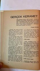 SEVGİ DÜNYASI DERGİSİ - EKİM 1981 SAYI: 154 DR. REFET KAYSERİLİOĞLU - GÜNGÖR ÖZYİĞİT - SALİM KABATAŞ - CENK KORAY - HALİL CİBRAN - A.H.T. - ACAR DOĞANGÜN GÖNÜLLERE DOLUVERMEK - YÜZÜNÜ BURUŞTURAN - KÜÇÜLMESİNİ BİLMEK - SEVGİ VE SAYGI ÜZERİNE - DERGİ GECİKMESİ VE OKUR DESTEĞİ - GERÇEK KERAMET - MUCİZE NEDİR - MUCİZE VE KERAMET İKİLİSİ - PEYGAMBER VE ÇOCUK - SPIRITUALİZM VE YAŞAM YOLU - EKTOPLAZMA VE FİZİKSEL OLGULAR - BEDENSEL MANYETİK MADDELER - RUHSAL OPERATÖRLER VE MADDELEŞME - TAM TAKIM EKSİKSİZ 42 SAYFA