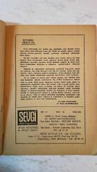 SEVGİ DÜNYASI DERGİSİ - EKİM 1981 SAYI: 154 DR. REFET KAYSERİLİOĞLU - GÜNGÖR ÖZYİĞİT - SALİM KABATAŞ - CENK KORAY - HALİL CİBRAN - A.H.T. - ACAR DOĞANGÜN GÖNÜLLERE DOLUVERMEK - YÜZÜNÜ BURUŞTURAN - KÜÇÜLMESİNİ BİLMEK - SEVGİ VE SAYGI ÜZERİNE - DERGİ GECİKMESİ VE OKUR DESTEĞİ - GERÇEK KERAMET - MUCİZE NEDİR - MUCİZE VE KERAMET İKİLİSİ - PEYGAMBER VE ÇOCUK - SPIRITUALİZM VE YAŞAM YOLU - EKTOPLAZMA VE FİZİKSEL OLGULAR - BEDENSEL MANYETİK MADDELER - RUHSAL OPERATÖRLER VE MADDELEŞME - TAM TAKIM EKSİKSİZ 42 SAYFA