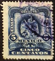 +++ MEKSİKA ARMA   1899   5   B - DAMGALI