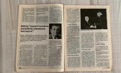 2000 İKİBİN’E DOĞRU AKTÜALİTE DERGİSİ – SAYI 4 – 26 OCAK 1987 – 64 SAYFA RESMİ İSTİKAMET TÜRK-İSLAM SENTEZİ – KENAN EVREN BAŞKANLIĞINDA TOPLANAN ATATÜRK YÜKSEK KURULU KARARI – SUUDİLERİN GAZETESİ ŞARK EL AVSAT YENİ OSMANLILARA HOŞGELDİNİZ – TÜRKİYE NERE KORE NERE – CİNSELLİK BENİM İÇİN KENDİMİ İFADE BİÇİMİ – İSLAMCI GAZETELERİN KADIN PORTRESİ – TÜRKİYE’DE KADININ GÖRÜNÜMÜ – KADINLARIN SİYASİ MÜCADELESİ – KADINLARIN GÜNLÜK YAŞAMI – MEKTUPLAR – KÜRTLERİN KİMLİK ARAYIŞI – ZALİME GÜNAHSIZ MIYIZ? – BASIN CESUR MU? – İSTENEN İRAN TİPİ LAİKLİK Mİ? – AVRUPA’DA OKSİJEN KADAR ÖZGÜRLÜK – MERHABALAR HAKK’TIR DOĞRU – OTORİTENİN DUYARSIZLIĞI – YANKILAR – ERMENİ’NİN KAZANINA 2 MİLYONLA 2 KİLO – ŞAİBE İDDİASI – ALEVİE LAİKLİK – BİR İDDİA – BÜYÜK REAKSİYON – KAPAK – BU HAFTA – HABER-YORUM – TARİH VE GİZEMLİLİK – KÜLTÜR-SANAT – DÜNYA – İŞÇİ-SENDİKA – KİTAP – BULMACA – TV  KENAN EVREN – NAZLI ILICAK – SEMİH POROY – DOĞU PERİNÇEK – CEMAL SÜREYA – NECATİ CUMALI – MELİH CEVDET ANDAY – ŞAHAP BALCIOĞLU – NİHA