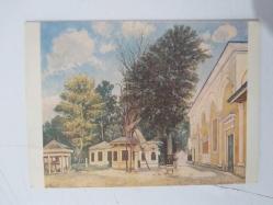 OSMAN BEY ''Sünbül Efendi Dergahı'' Yağlıboya temalı KARTPOSTAL