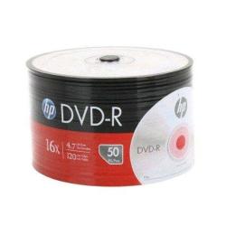 HP 50'lik boş DVD paketi