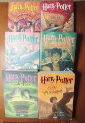 HARRY POTTER 1/2/3/4/5 KİTAP ( HARRY POTTER VE - FELSEFE TAŞI  - SIRLAR ODASI - AZKABAN TUTSAĞI - ATEŞ KADEHİ - MELEZ PRENS - ÖLÜM YADİGARLARI)