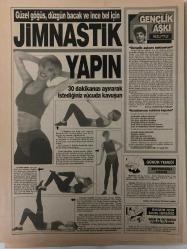 BUGÜN 2 GAZETESİ - 29 MAYIS 1991 - TAM TAKIM 8 SAYFADIR - Enver Seviş-Muazzez Katran-Şaban-Aşk ve Ölüm-Eski nişanlısını vuran Üniversiteli genç okul bahçesinde intihar etti-Talihsiz genç ayrıldığı nişanlısına 3 aydır barışma teklifi ediyordu-Güzel Ayrılın-Mucize-Herkes şaşkın-Dünyada böyle bir şey ne görüldü ne duyuldu-3 bin 500 metreden düşen paraşütçü kadın ölmedi-Havadayken paraşütü açılmayan Jil bir bataklığın içine düştü-Ünlü aktörün son günleri-Göğüsleri yüzünden boşandı-Mahkemede hakime ateş püskürdü tahliye oldu-En değerli tatil hediyesi-Son İmparatoriçe Çin’de yaşıyor-Amerikan güzeli seks haram dedi-Bombacıların kralı-Bagajdaki valiz-Gözlüğe son-Top nerede bulun kazanın-Yeni mallar ilginç buluşlar-Buzluk-Gerçek zayıflatma uzmanını açıklıyoruz-Kylie Minogue-Gülmece güldürmece-Dilencilerin son numarası-Hem paramızı alıyorlar hem dalga geçiyorlar-