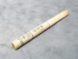 AnTiKa OSMANLI GüMüŞ KaKMaLı KEMİK-FİLDİŞİ AĞIZLIK...