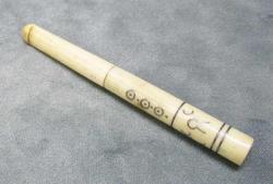 AnTiKa OSMANLI GüMüŞ KaKMaLı KEMİK-FİLDİŞİ AĞIZLIK...