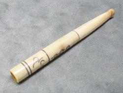 AnTiKa OSMANLI GüMüŞ KaKMaLı KEMİK-FİLDİŞİ AĞIZLIK...