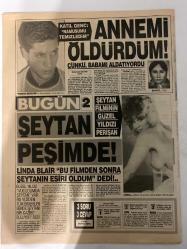 BUGÜN 2 GAZETESİ - 16 MART 1991 - TAM TAKIM 8 SAYFADIR -Mahmut Özişik-Selahattin Şentürk-Sinan Şentürk-Necati-Mahmut Estürk-Ziynet-Linda Blair-Hakkı Alsat-Franz Alt-BUGÜN-Darıca Sapığı Dehşet Saçıyor-14 Yaşındaki Kıza Bile Tecavüz Etti-Şimdiye Kadar Bir Polisi Bir Kahveciyi ve Abisini Öldürdü-Tecavüz Edip Öldürüyor-Ocağımızı Söndürdü-İşte Van Gölü’nün Yaratığı-Çok Korkunç Ama Zararsız-Skandal