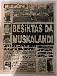 BUGÜN 2 GAZETESİ - 13 MART 1991 - TAM TAKIM 8 SAYFADIR -Murat Balık - Derya Vural - Melda Tuncel - Nihat İşiten - Arma Türkven - Prof. O’Connor - Haktan Kral - Necdet Tokatlıoğlu - Vedat Gençtürk - Füsun Önal - Şemsi İnkaya - Nilüfer Konar - Mehmet Altuntaş - Nuri Ünder - Nuik - Recep - Kalkavan - Milne - Kamuran Gürün - Nefesi Güçlü Hoca - Emir Büyükelyazıcı - Vahşi Avcı - Artık Özgür - Yasak Aşk Gençliğini Bitirdi - Define Değil Viski Gemisi - Dünyanın Esrarlı Bölgesi: Gelibolu - Şeytanların Kraliçesi - İlk Defa’ya Dikkat - Beşiktaş da Muskalandı - Avlanırken Kaza ile Vurduğu Arkadaşını Cayır Cayır Yaktı - Düşen Yunan Jetini Uzaylılar Kaçırdı - Türkiye’deki UFO’lar Dünya Basınında - Kan Kardeşi Kucağında Can Verdi - İşte Niyazi - Cinsel Sorunlarınız - Aşık Gavatı - Kinamayın Dostlar - Vardır Elbet Bir Bildiği - Dikiz Aynası - Şoför Dostu - Karikatür: Üner Önder - Nuik