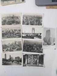 PHILADELPHIA , NEW YORK temalı SİYAH BEYAZ  9 POSTCARD ( 9 Adet KARTPOSTAL )