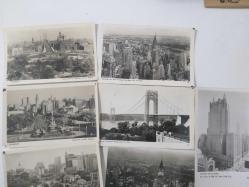 PHILADELPHIA , NEW YORK temalı SİYAH BEYAZ  9 POSTCARD ( 9 Adet KARTPOSTAL )