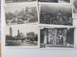 PHILADELPHIA , NEW YORK temalı SİYAH BEYAZ  9 POSTCARD ( 9 Adet KARTPOSTAL )
