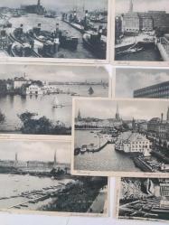 HAMBURG POSTCARD ( Hamburg Siyah Beyaz 9 Adet Kartpostal )