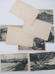 HAMBURG POSTCARD ( Hamburg Siyah Beyaz 9 Adet Kartpostal )