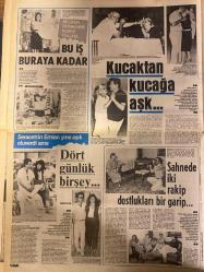 ŞEY HAFTALIK MAGAZİN GAZETESİ DOĞUM GÜNÜ HEDİYESİ  ( Turkish Newspaper ) - 18 TEMMUZ 1983 - TAM TAKIM 12 SAYFADIR -Haci Arif Bey’de müzikal yıldızı oldu-Bülent Ersoy ve Beşiktaşlı Mustafa-Rüçhan Adlı - Cihan Ünal - Türkan Şoray - Ahu Tuğba - Kadir İnanır - Sezer Güvenirgil - Nuhben Durur - Hülya Koçyiğit - Gönül Yazar - Fatma Girik - Türkan Şoray - Sezen Cumhur Önal - İbrahim Tatlıses - Derya Tuna - Sergül Çakar - Gönül Yazar - Tanju Okan - İlhan İrem - Seçil Heper - Nilüfer - Nihat Akçan - Seracettin Erman - Bedia Akartürk - Recep Kaymak - Rüçhan Adlı ve Cihan Ünal - Adsız Bir Aşk - Evet Aşığız - Bu Yolda Servet Var - Bu Aşk Küllenmeyecek - Tarihe Karışan Kadın - Onlar da Erkekliği Tatmışlardı - Evlensin Sahidi Ben Olurum - Tükürdüğünü Yalattılar - İşte Gönül Yazar’ın Mal Varlığı - Tanju Okan’ı Denize Hapsettiler - İlhan İrem Öleceği Günü Biliyor - Dışarıda Yap Ne Yaparsan Yap - Bu İş Buraya Kadar - Kucaktan Kucağa Aşk - Dört Günlük Birşey - Sahnede İki Rakip Dostlukları Bir Garip