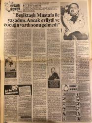 ŞEY HAFTALIK MAGAZİN GAZETESİ DOĞUM GÜNÜ HEDİYESİ  ( Turkish Newspaper ) - 18 TEMMUZ 1983 - TAM TAKIM 12 SAYFADIR -Haci Arif Bey’de müzikal yıldızı oldu-Bülent Ersoy ve Beşiktaşlı Mustafa-Rüçhan Adlı - Cihan Ünal - Türkan Şoray - Ahu Tuğba - Kadir İnanır - Sezer Güvenirgil - Nuhben Durur - Hülya Koçyiğit - Gönül Yazar - Fatma Girik - Türkan Şoray - Sezen Cumhur Önal - İbrahim Tatlıses - Derya Tuna - Sergül Çakar - Gönül Yazar - Tanju Okan - İlhan İrem - Seçil Heper - Nilüfer - Nihat Akçan - Seracettin Erman - Bedia Akartürk - Recep Kaymak - Rüçhan Adlı ve Cihan Ünal - Adsız Bir Aşk - Evet Aşığız - Bu Yolda Servet Var - Bu Aşk Küllenmeyecek - Tarihe Karışan Kadın - Onlar da Erkekliği Tatmışlardı - Evlensin Sahidi Ben Olurum - Tükürdüğünü Yalattılar - İşte Gönül Yazar’ın Mal Varlığı - Tanju Okan’ı Denize Hapsettiler - İlhan İrem Öleceği Günü Biliyor - Dışarıda Yap Ne Yaparsan Yap - Bu İş Buraya Kadar - Kucaktan Kucağa Aşk - Dört Günlük Birşey - Sahnede İki Rakip Dostlukları Bir Garip