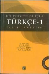 ÜNİVERSİTELER İÇİN TÜRKÇE-1 YAZILI ANLATIM