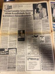 ŞEY HAFTALIK MAGAZİN GAZETESİ DOĞUM GÜNÜ HEDİYESİ  ( Turkish Newspaper ) - 5 EYLÜL 1983 - TAM TAKIM 12 SAYFADIR - Selma Güneri-El kızı düşeş attı kazandı-Ayten Gökçer röportajı- Yaprak Özdemiroğlu-Osman Topoğlu-Türker İnanoğlu-Tülay Gökhan-Hülya Avşar-Kadir İnanır-Hülya Avşar-Ahu Tuğba-Seda Sayan-Muazzez Ersoy-Sevim Emre-Ajrın Delis-Menekşe Uçak-Nilgün Arman-Erçüment Batanay-Akın Uğurlu-Aysel Cengiz-Saime Sara-Yeşim Nur-Kerman Kara-Mehtap Derin-Sema Sayın-Aldo-Dilek-Müjde Ar-Napolyon-Yüksel Uzel-Aydan Gencer-Zerrin Özer-Murat-Barış Manço-Feri Cansel-Cihan Ünal-Müjdat Gezen-Yahya Kemal Beyatlı-Hüseyin Ünal-Yaprak’ın Maskesi Düştü-Masum Yüz Öfke Kusuyor-Gocunacak Ne Var-Bu Gidişin Sonu Yok-Kadir İnanır Çarpıldı-Bu Beraberlik Korku Veriyor-Taçsız Krala Taçsız Kraliçe-Avuçlarını Yaladılar-Hersey Üç Ayda Oldu Bitti-Benzen Buluştu-Yeni Bir Atılımın Sevinci-Polonezköy’ünde Artık Telefonu Var-Sünnetlerden Komisyon Olsa İdi-Müjde Ar Napolyon’a Ters Düştü-Yüksel Uzel- Feri Cansel öldürüldü