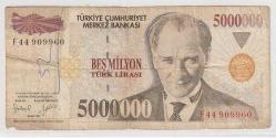 7.EMİSYON ''F44 SERİ'' 5.000.000 TÜRK LİRASI TEMİZ