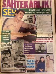 ŞEY HAFTALIK MAGAZİN GAZETESİ DOĞUM GÜNÜ HEDİYESİ  ( Turkish Newspaper ) - 24 OCAK 1983 - TAM TAKIM 12 SAYFADIR -Barış Manço röportajı-Ediz Hun-Türkan Şoray-Helacılık için kolları sıvadılar-Dilber Ay bekaret kemeri-Ümit Besen-İlhan Gündüz-Emine Besen-Seyyal Taner-Ayşe Asalüke-Serpil Barlas-Hülya Sözer-Nil Burak-Namık Engin-Kadir Alşan-Alpay Söyer-Gönül Öner-Muazzez Ersoy-Akın Uğurlu-Zafir Seba-Gülsen Akkaya-Deniz Uğur-Muzaffer Güngör-Samime Sanay-Hülya Avşar-Saadet Gürses-Cüneyt Arkın-Kadir İnanır-Nigar Uluerer-Özlem Onursal-Müjde Ar-Müjdat Gezen-Ayten Erman-Muazzez Abacı-Bülent Ersoy-Yılmaz Güney-Necla Nazır-İbrahim Tatlıses-Tarik Zambara-Düşen Afyon Uçağı-Yasemin Yalçın-Dönecek Köşe Bırakmadı-Batı’yı Bırak Araplara Bak-Bu da Modern Arabesk-Amerika’da Tutuklandı-Kazalar Onu Kovalıyor-Kadir İnanır’ın Bir Kızı Var-Cüneyt Arkın’ın Annesi Öldü-Perhiz Yapanlara Acıyorum-Boşanmanın Mükafatı Öpücük-Ölüm Kararını Kendi Bozdu-Ağlayarak Gitti-Yılmaz Güney Rota mı Değiştiriyor-Döğüşüyorlardı Öpü