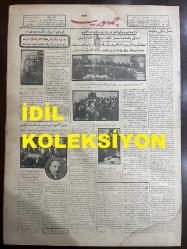 Osmanlıca Cumhuriyet Gazetesi, Orijinal Dönem Basım, (Ottoman Newspaper) - 13 Şubat 1928 - Sayı: 1354 - Hicri: 21 Şaban 1346 - Divan-ı Ali'de Dünkü İsticvaplar Pek Ziyade Şayan-ı Dikkat Oldu. Dünkü Celsede İhsan Bey'in İsticvabı İkmal Olundu. İhsan Bey'den Sonra Sıra İle Nazım Bey ve Diğer Maznunlar İsticvap Edilmiştir, Müsteşar Hüsamettin ve Fahri Beylerin Cevapları, Sabık Bahriye Vekilini Hayli Sinirlendirmiştir - Kumkapı Amerikan Mektebinde de Mi? Maarif Eminliğine, Amerikalı Muallimlerin Kızlarımızdan Birini Tanassur Ettirmeye Çalıştıkları İhbar Edildi - Maarif Cemiyeti İstanbul'da Bir Talebe Yurdu Açacak. Ayrıca Ankara ve İstanbul'da Süratle Birer Kız Mektebi Tesis Edilecektir, Bu Mektepler Kızlarımızı Ecnebi Meteplerden Vareste Kılacak Mükemmeliyette Olacaktır - Alışan İçer! Tütün İnhisarı Hilal-i Asfer'i Nasıl Karşılıyor: Şehrimizdeki Bazı Doktorlar Tütün ve Tütün Tiryakiliği İle Mücadele Etmek Üzere 